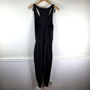 Nike Women's Yoga Athleisure Black Sleeveless Jumpsuit Size Medium